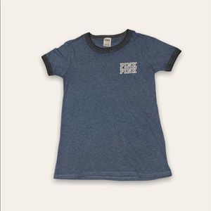 PINK Victoria’s Secret XS blue tee